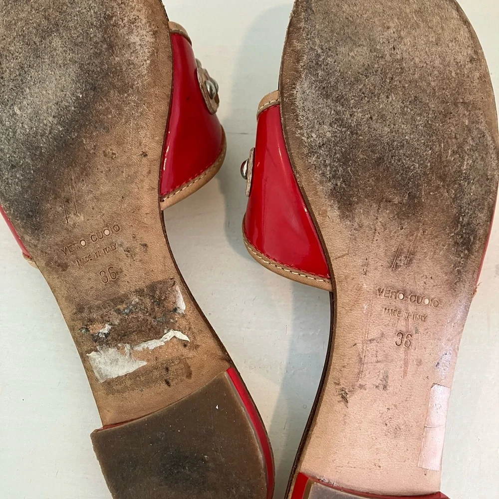 GIUSEPPE ZANOTTI Red Diamond Sandals - Picture 6 of 7